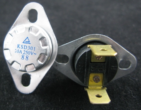 Термовыключатель 88 C (KSD301 10A 250V) фото 4 Картинка термовыключатель 88 c (ksd301 10a 250v) фото 4