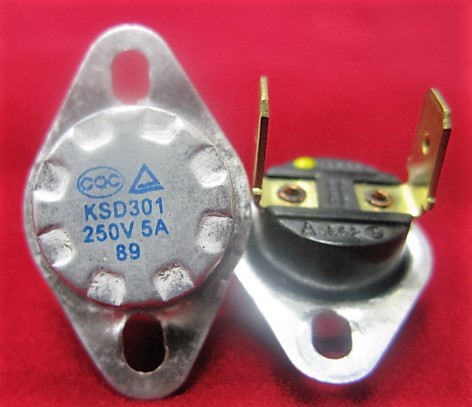 Термовыключатель 89 С (KSD301 250V 5A) фото 2 Картинка термовыключатель 89 с (ksd301 250v 5a) фото 2