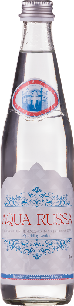 Вода аква русса 0. 5 негаз стекло/12шт. Аква русь. Вода минеральная aqua russa. 5 стекло.